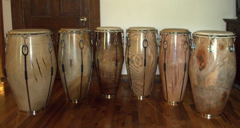 Manito Percussion uses a variety of woods