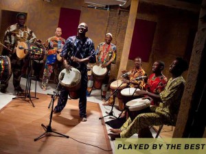 M'Bemba Bangoura playing Wula Drum