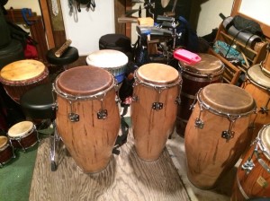 many drums