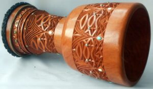 wula drums have amazing carvings in the top of the line models