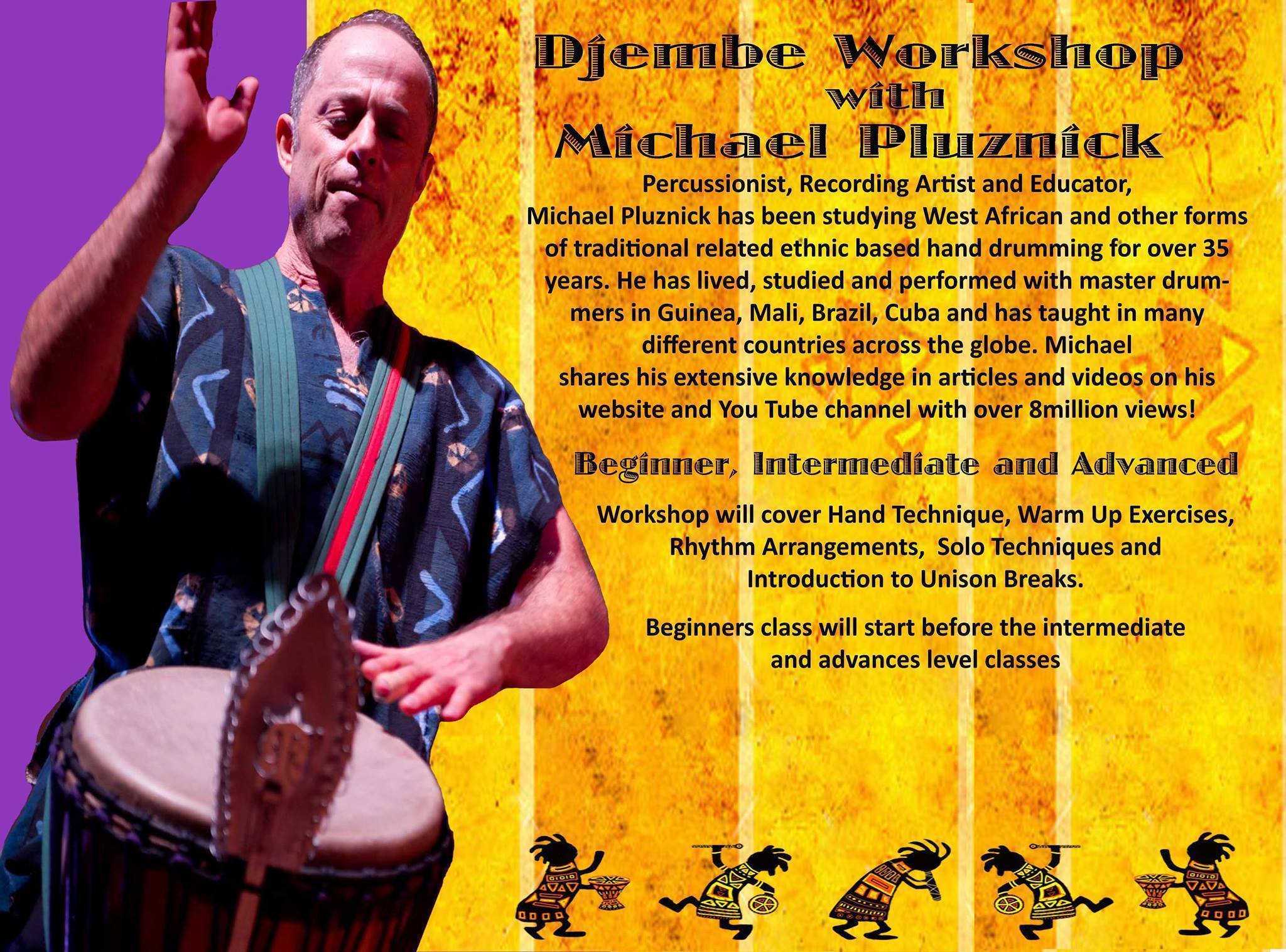 April 2019 World Wide Drum Workshops With Michael Pluznick in Thailand