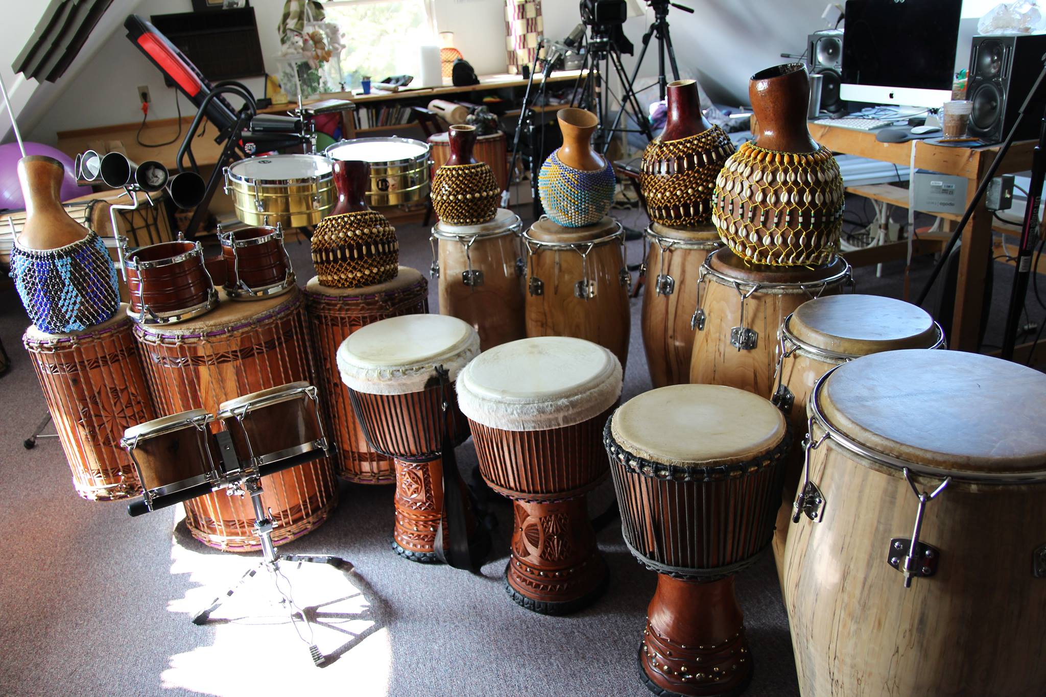 A photo of my percussion family