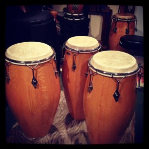 Fat Congas Vintage Birds Eye Maple